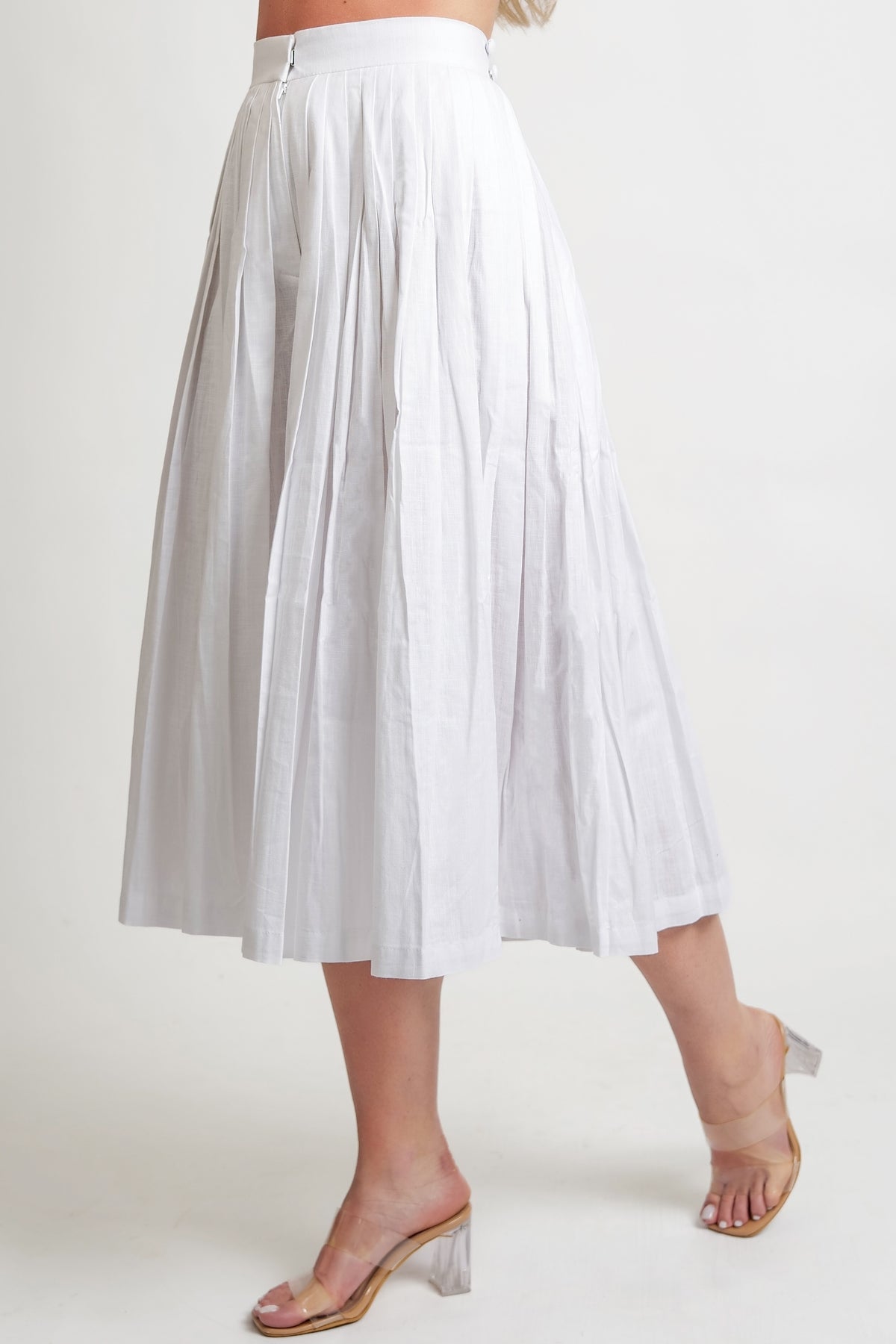 RACHEL WHITE DETACHABLE CULOTTE