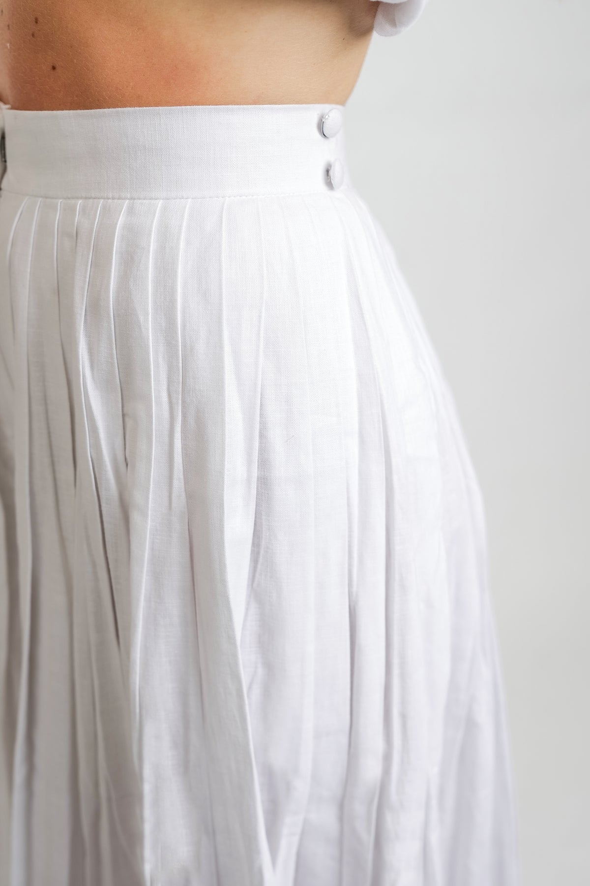 RACHEL WHITE DETACHABLE CULOTTE