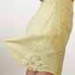 Daisy Yellow Linen Skirt