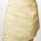 Daisy Yellow Linen Skirt