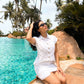 Zahra Co-Ord White Linen