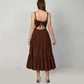 Daphne Brown Linen Dresss