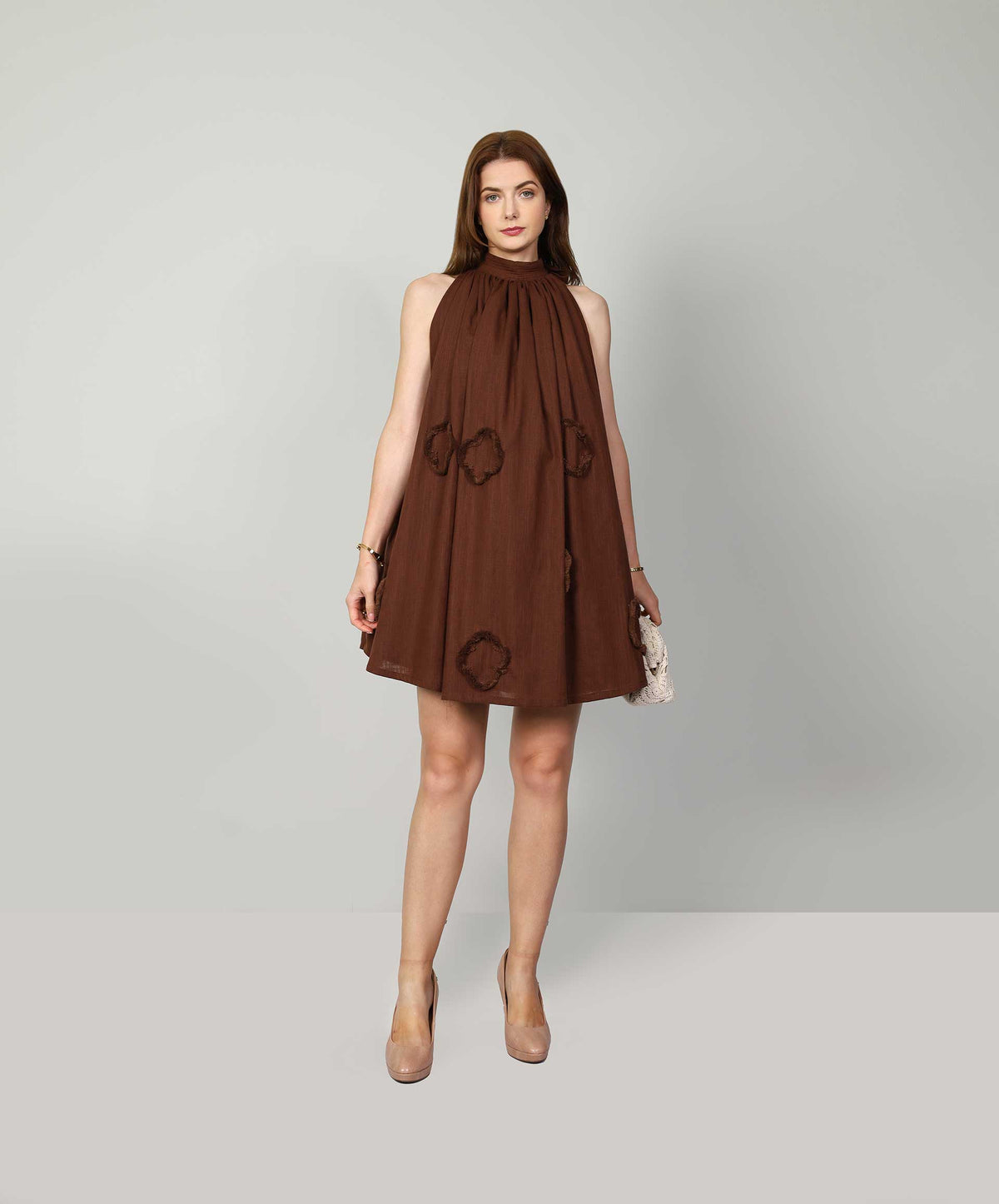 SCARLETT BROWN DRESS