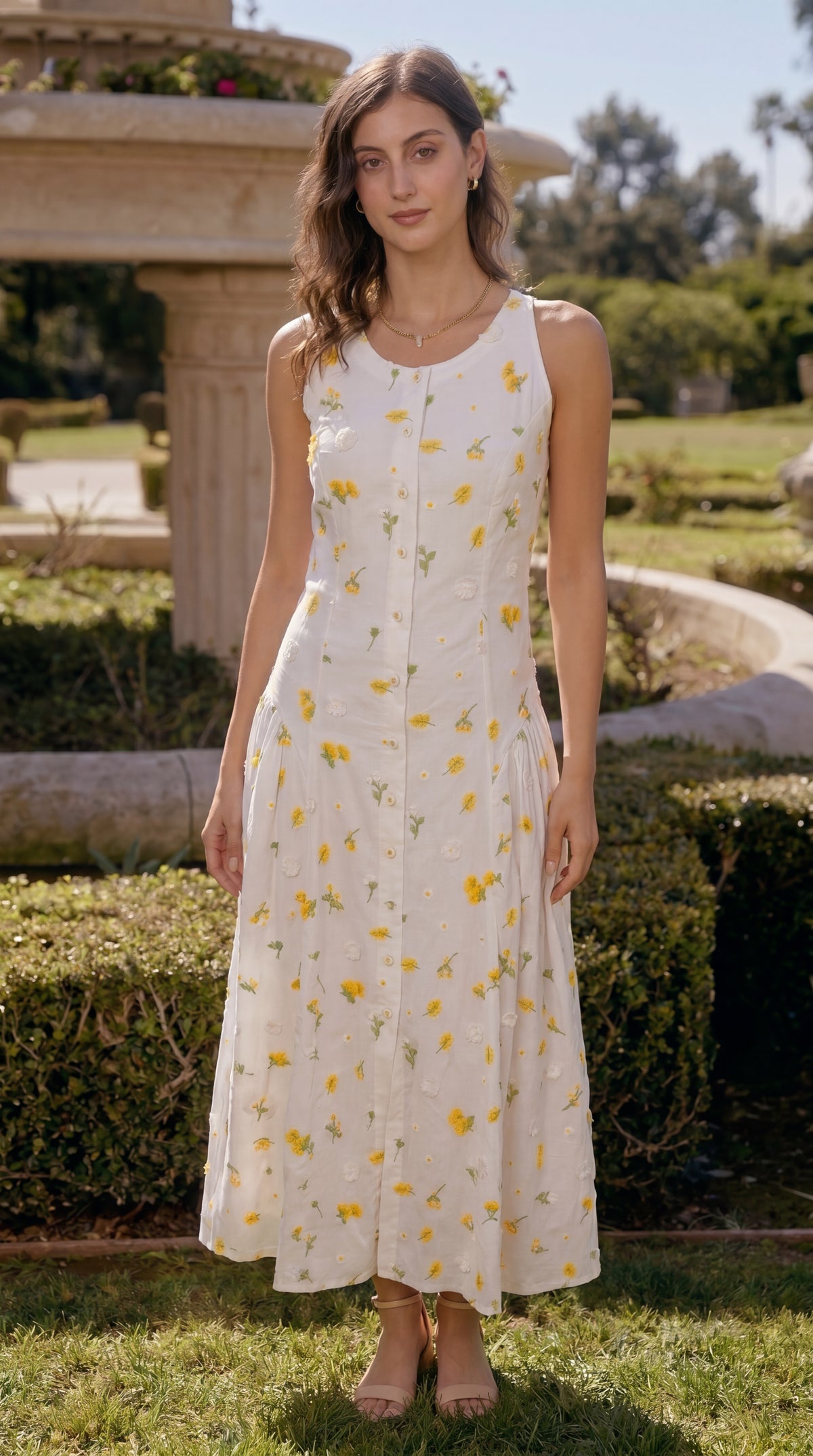 Zinnia Cotton Dress