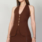 VERONICA BROWN SKIRT
