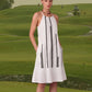 Pulse Dress White Sleeveless Linen Dress