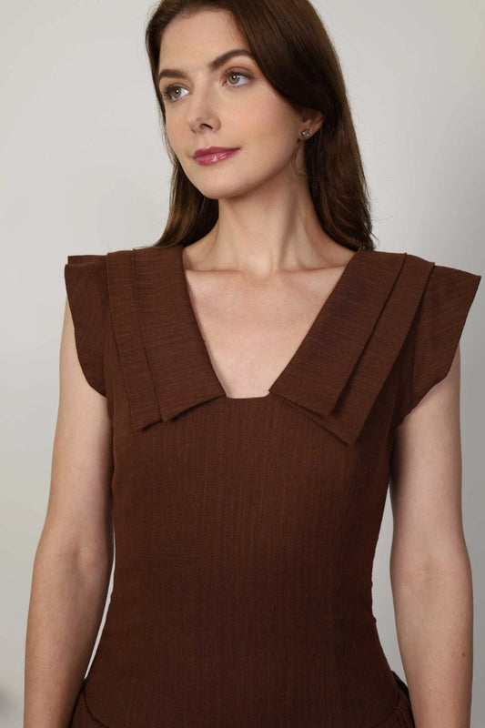 TIFFANY BROWN DRESS
