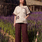 Emara Brown Linen Pant