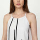 Pulse Dress White Sleeveless Linen Dress