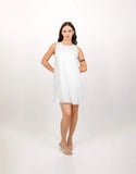 Pearl White Short Dress