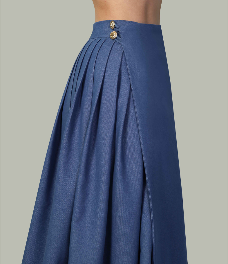 RACHEL BLUE DETACHABLE CULOTTE
