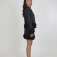 Whip Black Linen Top