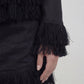 Whip Black Linen Top