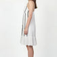 Pulse Dress White Sleeveless Linen Dress